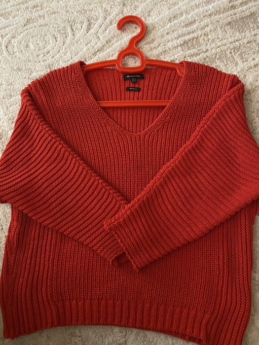джемпер Massimo dutti с V образным вырезом