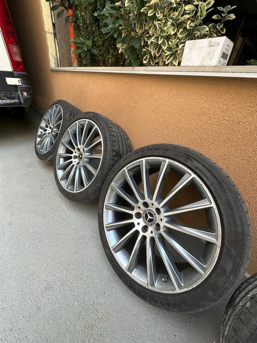 Jante Mercedes Benz 20 inch himalya grey glossy turned + Cauciucuri