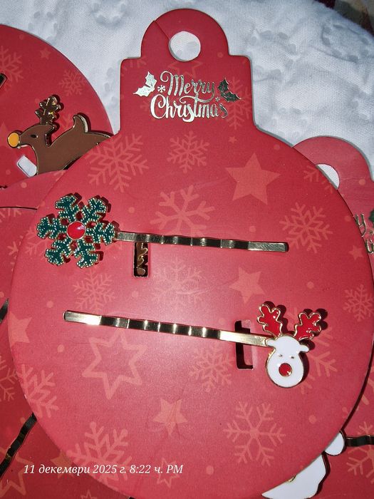 Детски коледни аксесоари за коса