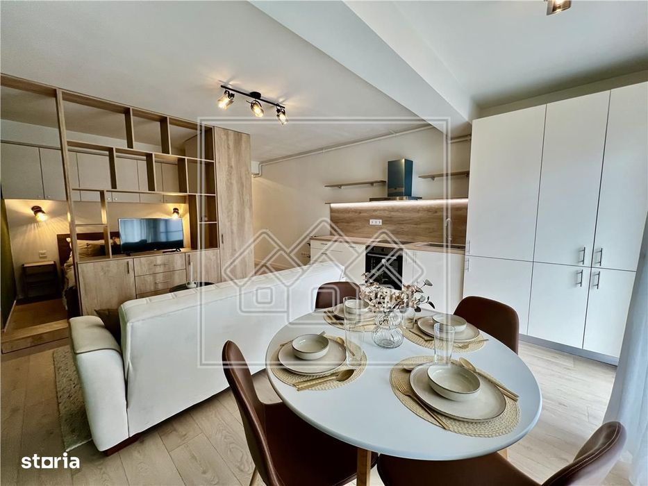 Garsoniera la cheie, aer conditionat, in vila cu 2 etaje, balcon 7,6m