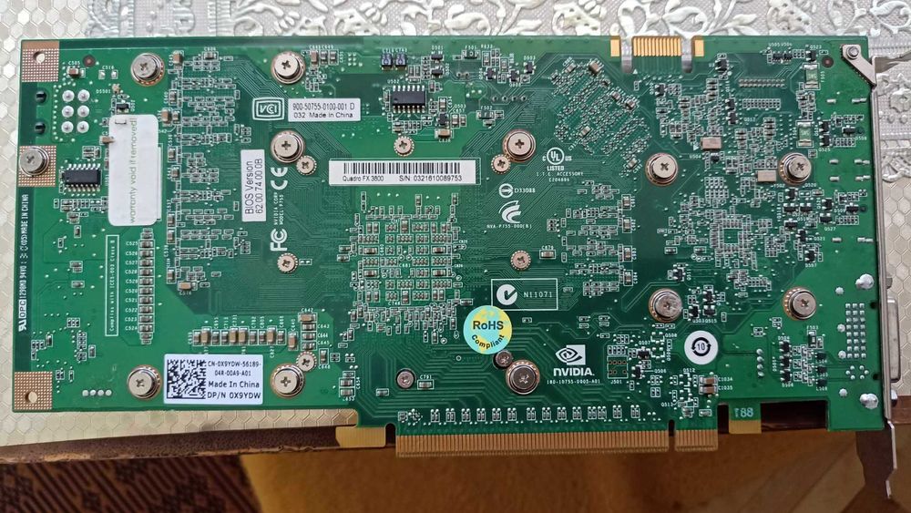 Видеокарта Nvidia Quadro FX 3800