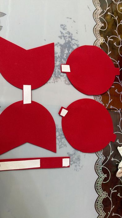 Коробка для клубники с Бантом