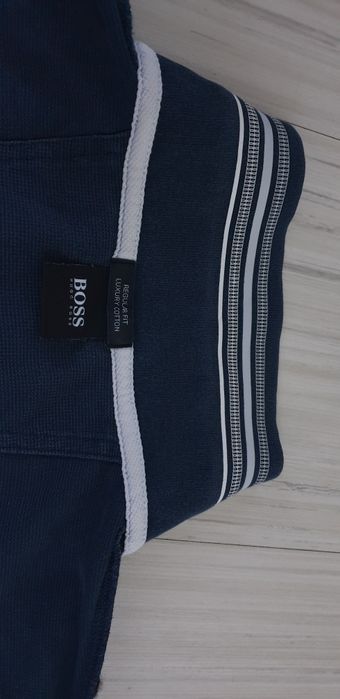 Hugo Boss Cirkle Pique Cotton Mens Size M ОРИГИНАЛНА Тениска!