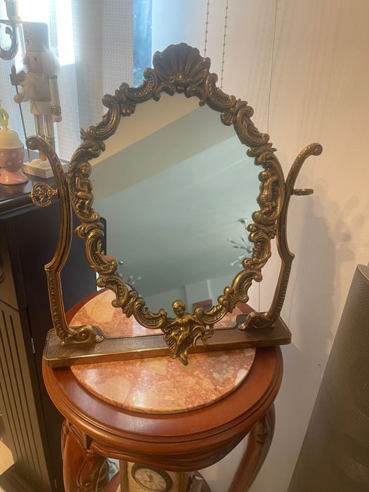 Oglinda vintage bronz