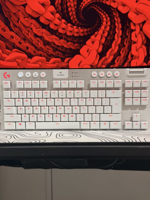Tastatura Logitech G915 TKL Lightspeed White