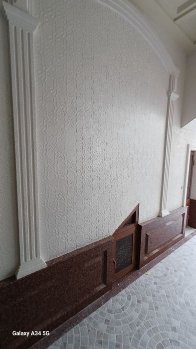 Фасад жидкие травертин кафел грани  хизмати