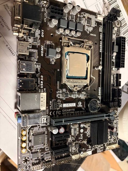 Placa de baza GIGABYTE GA-H110M-S2 Desktop Motherboard H110 LGA 1151 i3 i5 i7 DDR4 32G