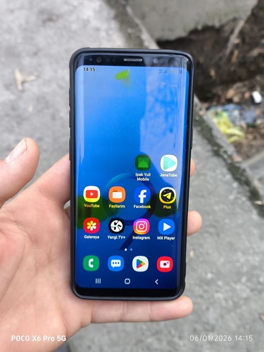 Samsung s9 xotira 64.4 narxi 500   kelishamiz