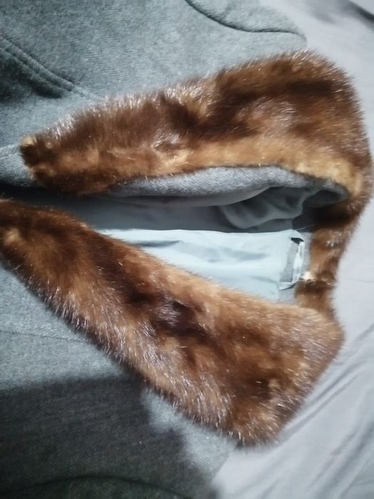 Продам новое советское пальто воротник норка