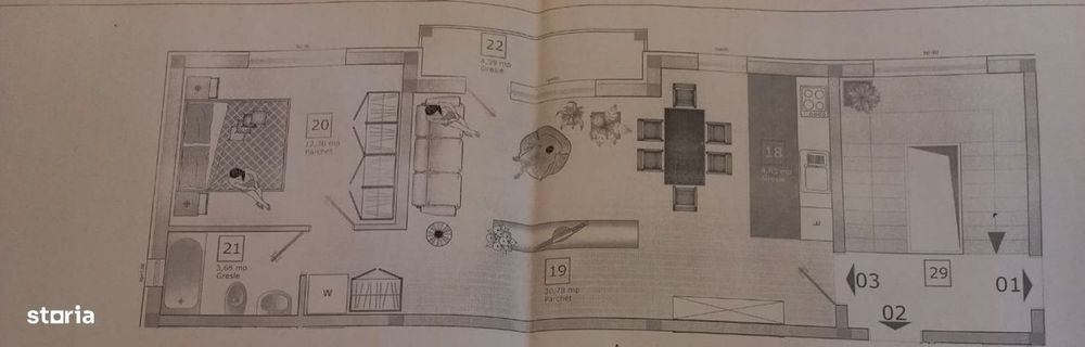 Apartament cu 2 camere | Centrala proprie | Investitie ideala - zona M