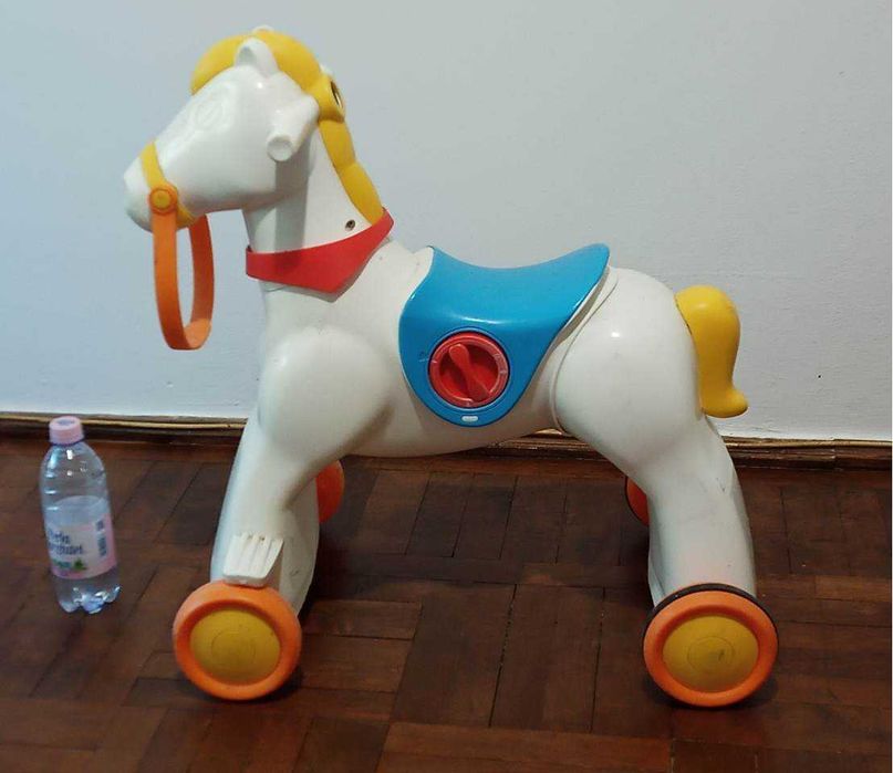 Căluț de joacă copii cu roți