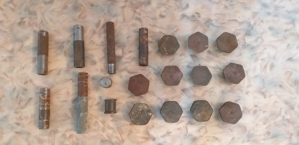 Детали от чугунной батареи