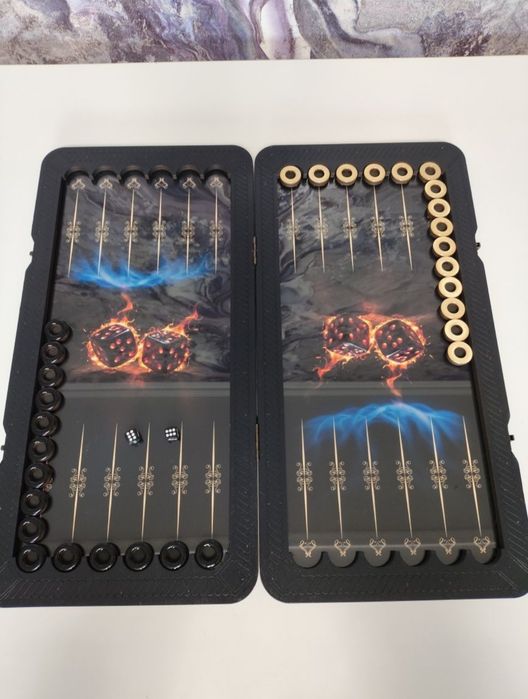 Нарды. Ручная работа. Стекло