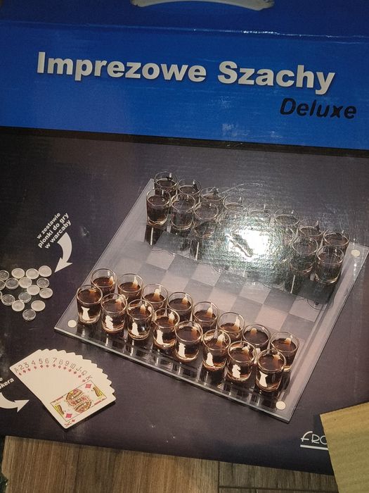 Set sah sticla pahare băutură ,cadou Crăciun