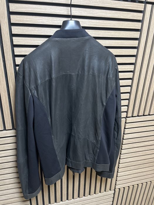 PEUTEREY : Leather Biker - Кожено хибридно яке размер ХЛ - Оригинал