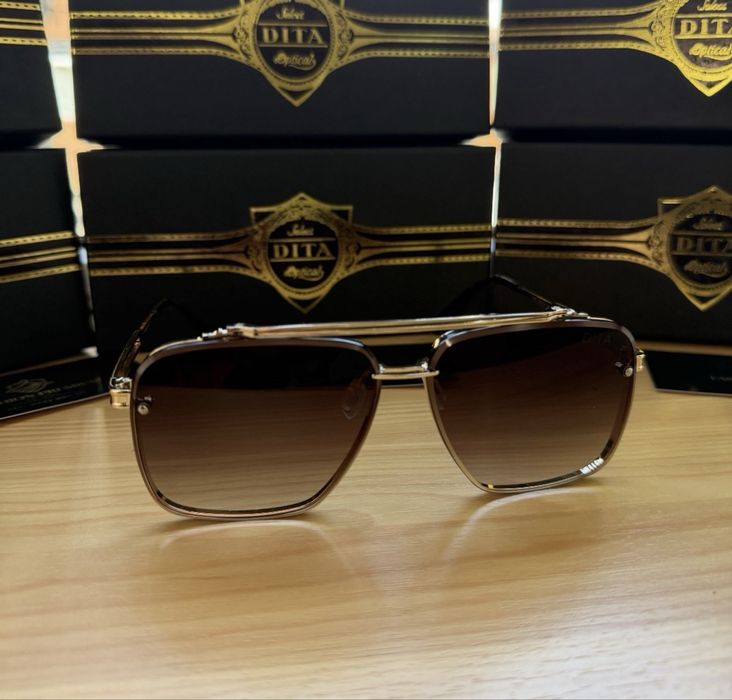 Ochelari de soare DITA Mach One Brown Gold Luxury – model premium, design exclusiv