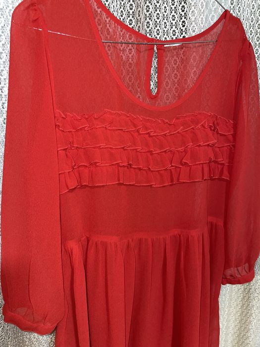 Rochiță rosie transparentă rosie S