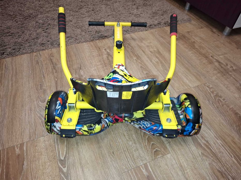 Set Hoverboard+Hoverkart,ajustabil,bluetooth,lumina Led,incarcator.