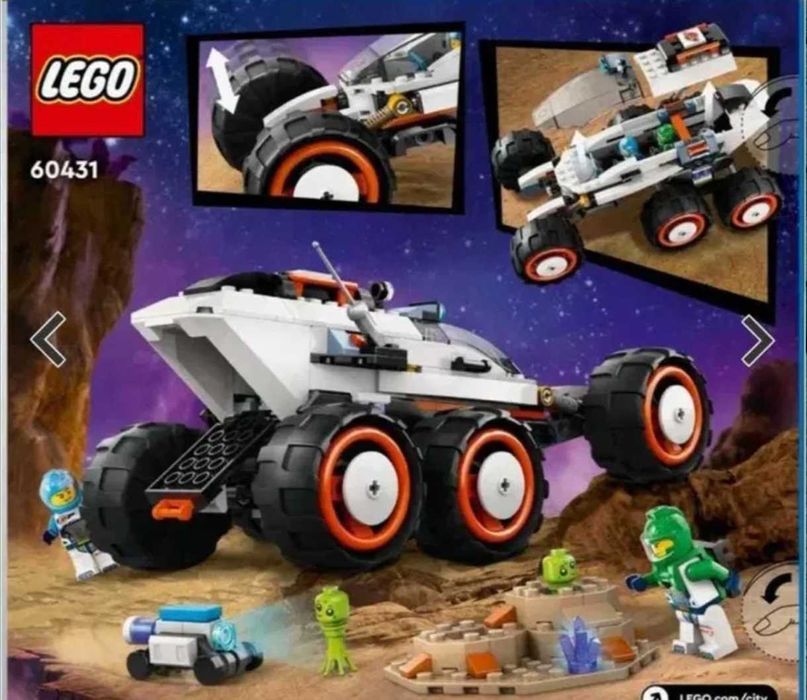 Lego City Rover de explorare spatiala viata extraterestra 60431 Space