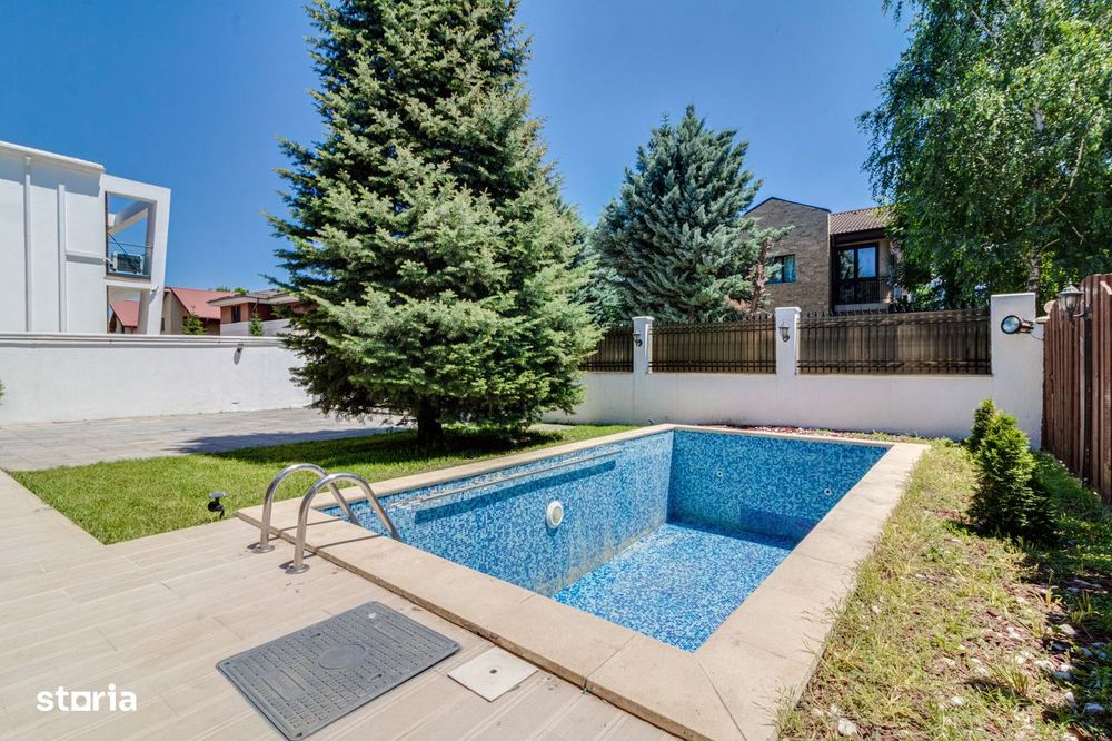 NOU! Vila P+1E CURTE 355 mp , 5 camere, PISCINA, PIPERA!