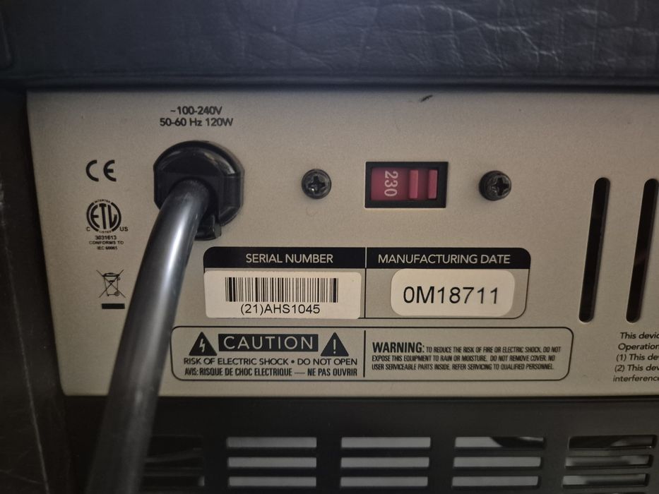 Лампов усилвател за китара + кабинет 2×12