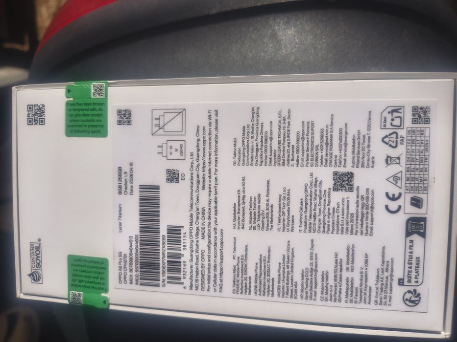 Opp0 A6 pro 5G 8g 256 gb