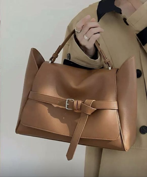 Сумка коданная коричневая