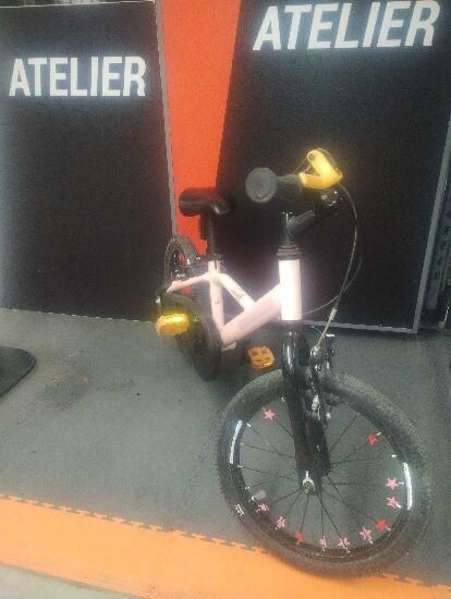 bicicleta 16" inch roz - produs resigilat - (SecondHand) Decathlon