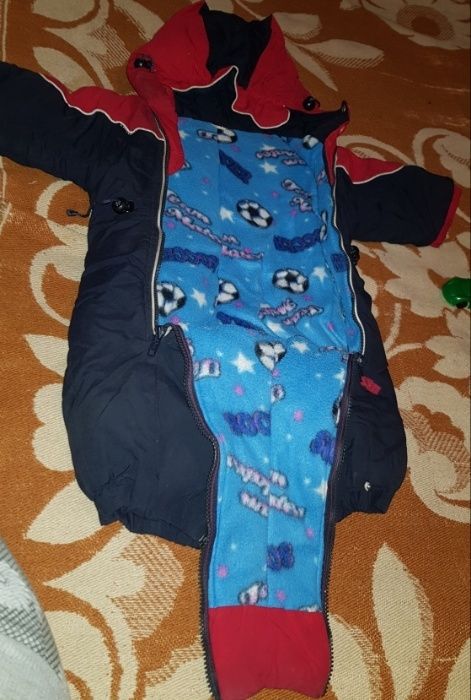 Комбинезон для детишек до года.Очень теплый