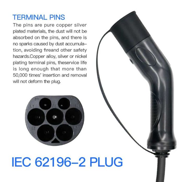 Кабель переходник для электромобилей