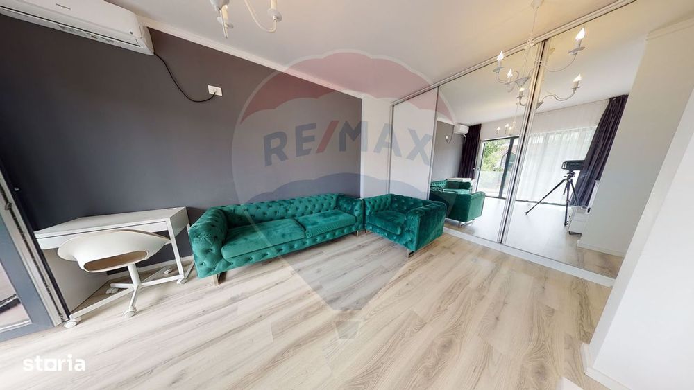 Apartament luminos cu 2 camere, terasa de 14 mp si loc de parcare