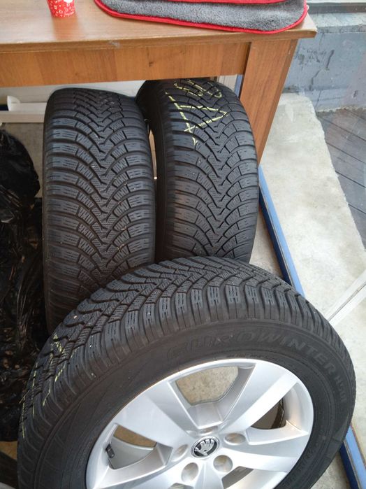 Продавам употребявани алуминиеви джанти 16 " за Шкода Superb