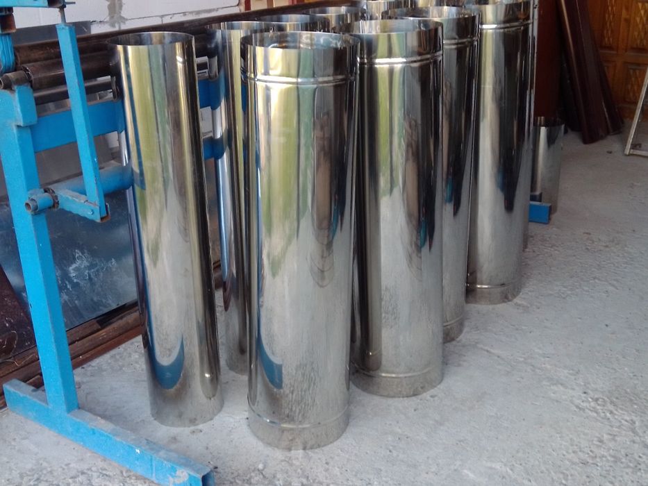 Coș/Horn din inox tub dublu izolat