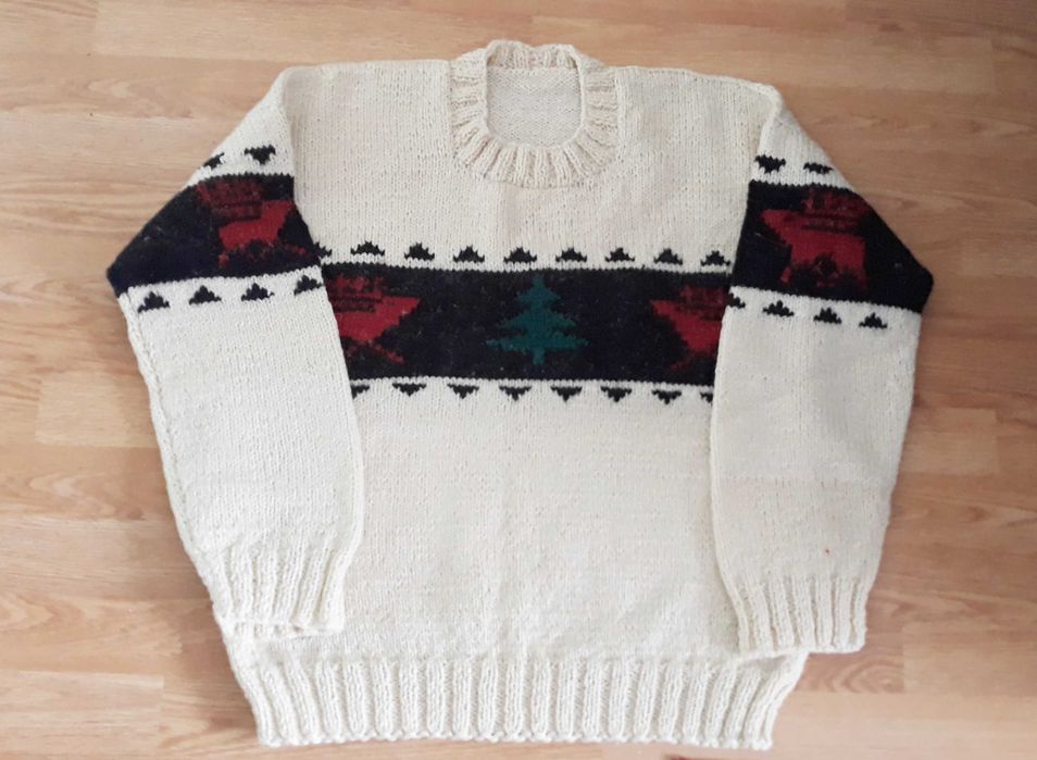 Pulover Iarna Barbati Lana Hand Made