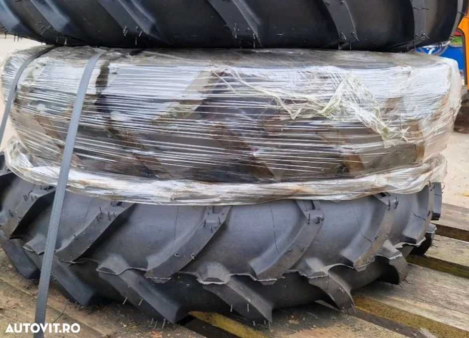 Set 4 roti complete NOI tractor 6.00-16 Mitas TS-04 (8 PR) - Jante 5 gauri - Factura / TVA Inclus