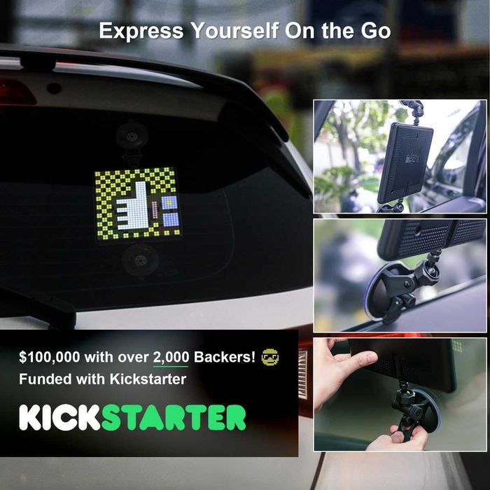 Дигитална цифрова фоторамка Divoom Pixoo 32x32 арт LED дисплей