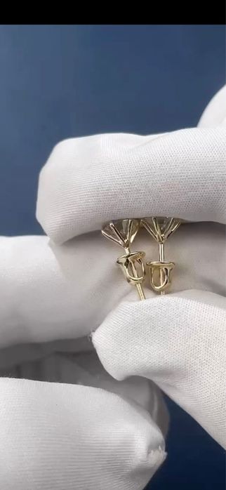 Серьги с бриллиантами 2 карата