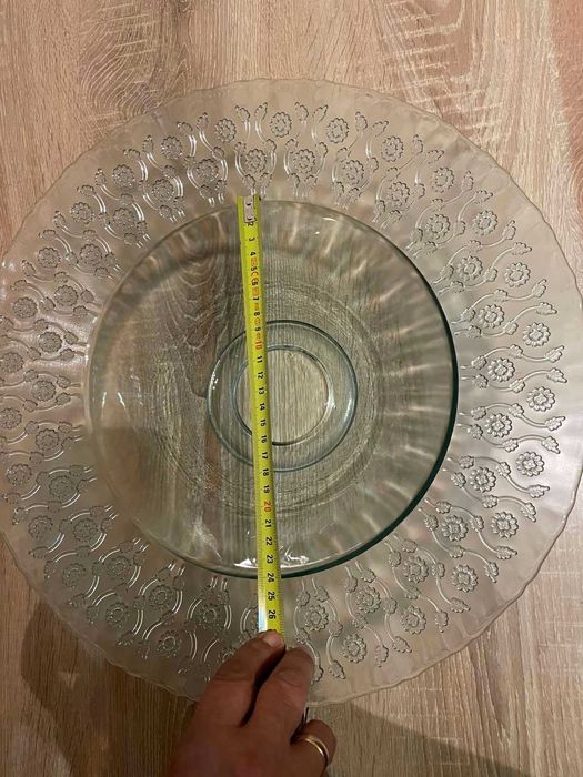 Керамичен свещник и стъклена фруктиера