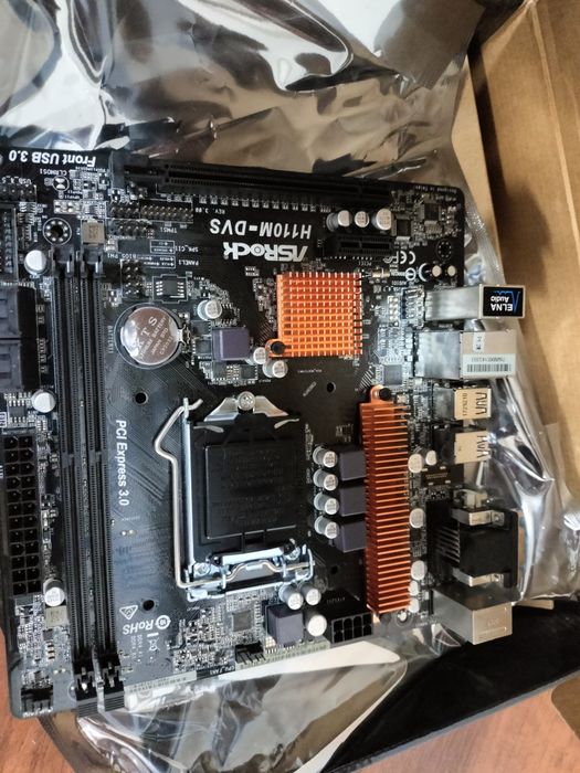 Материнская плата asrock H110m