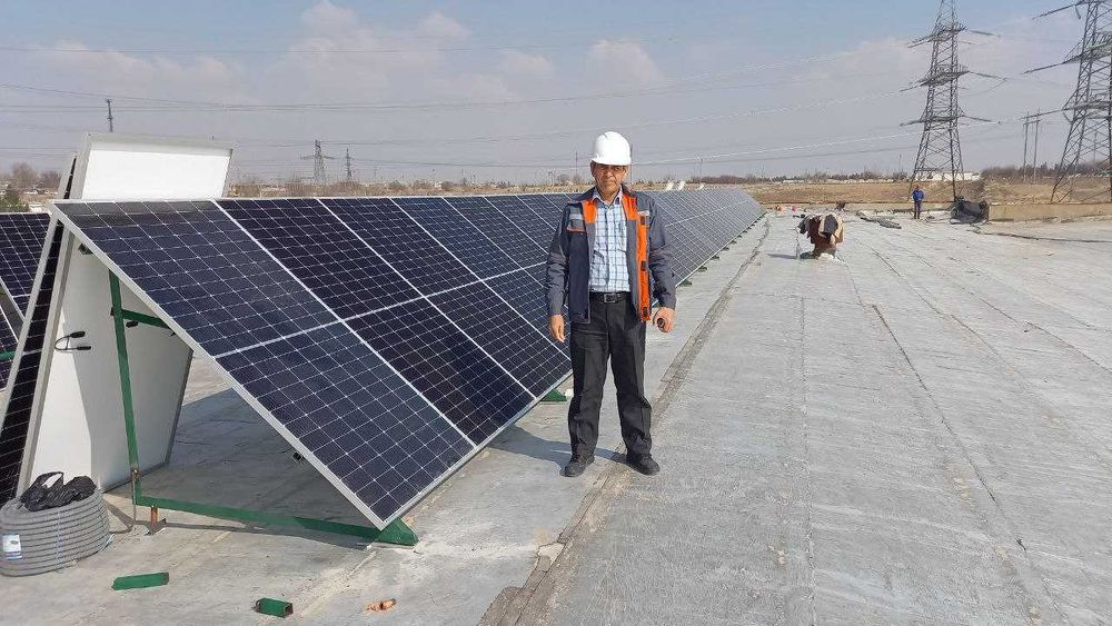 Солнечные панели / Қуёш панеллари / Quyosh panellari / Панелҳои офтобӣ