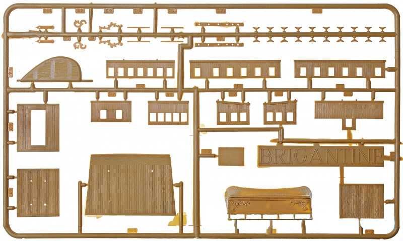 Сборная модель парусника БРИГАНТИНА в масштабе 1:100 ЗВЕЗДА