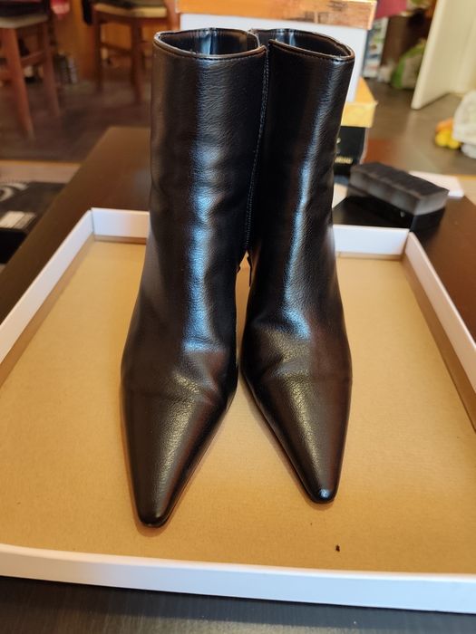 Боти черни еко кожа -NEW YORKE,37- EU, 6.5-US/CAмер