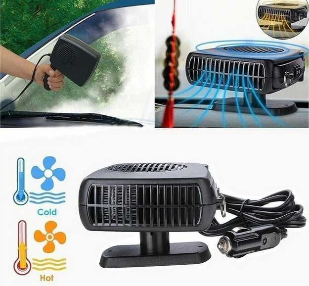 Печка за кола 12V 200W духалка автомобил с дръжка парно бус каравана