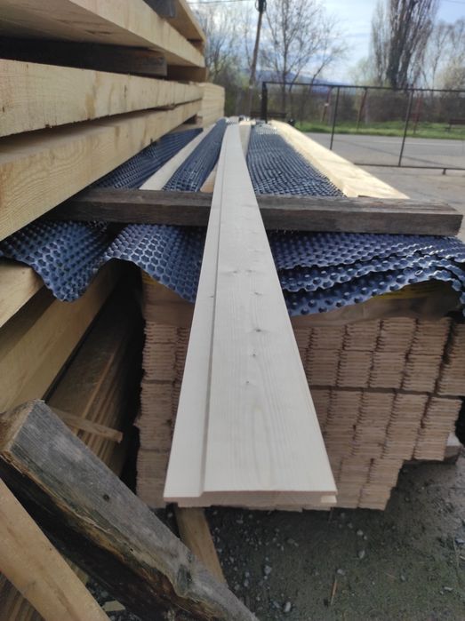 Lambriu lemn rășinoase din  molid și pin. Dușumea, lambriu semirotund