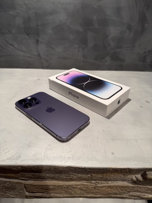 КАТО ЧИСТО НОВ Iphone 14 Pro 256 GB Deep Purple