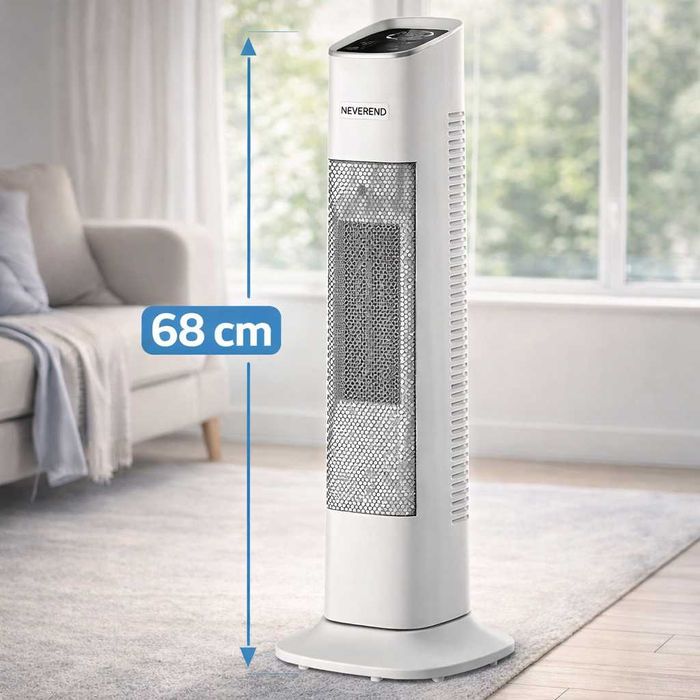 Духалка NEVEREND 2000W с въртене и LED дисплей – ПРОМО