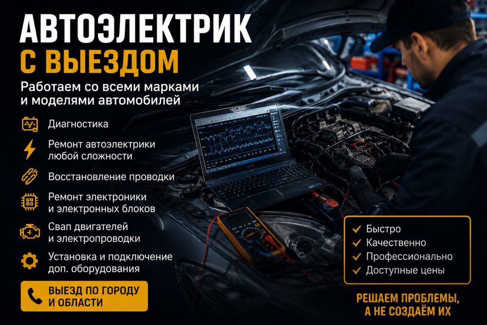 Автоэлектрик. Выезд на место.