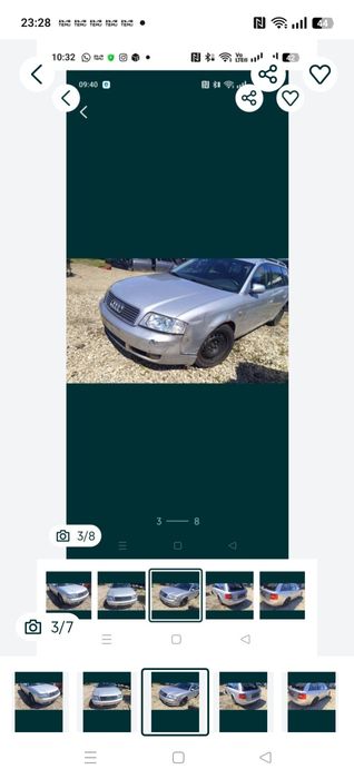 Piese motor cutie faruri xenon volan trager radiatoare punte audi a6c6