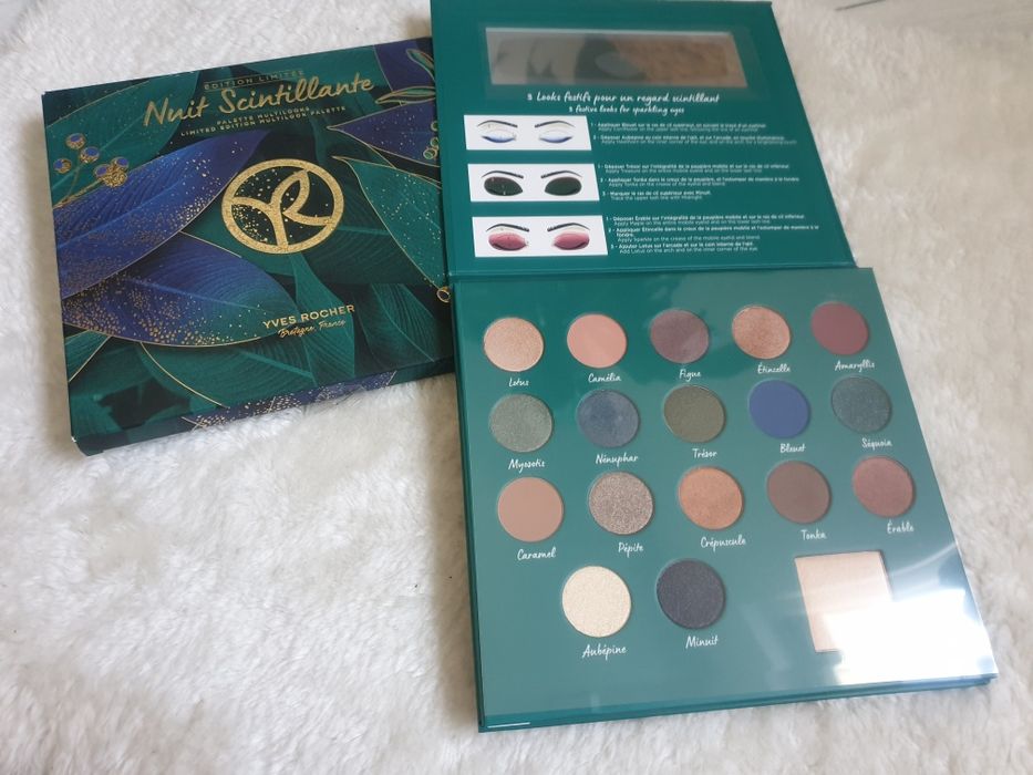 Paleta noua yves rocher ochi nuit scintillante made in france cu cutie