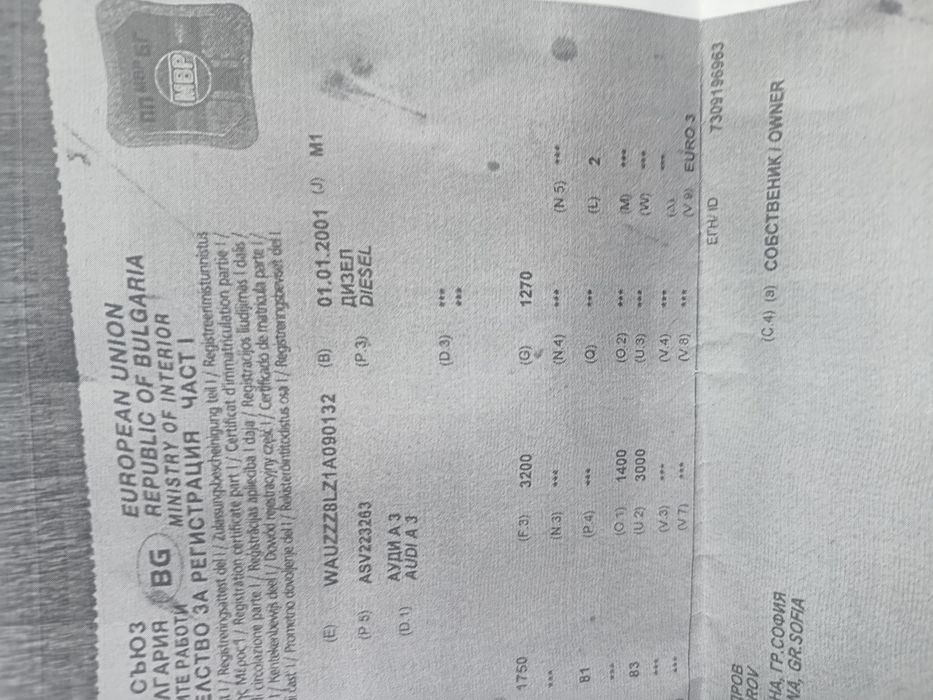Ауди А3/8L/1.9/110/ASV  НА ЧАСТИ!!!